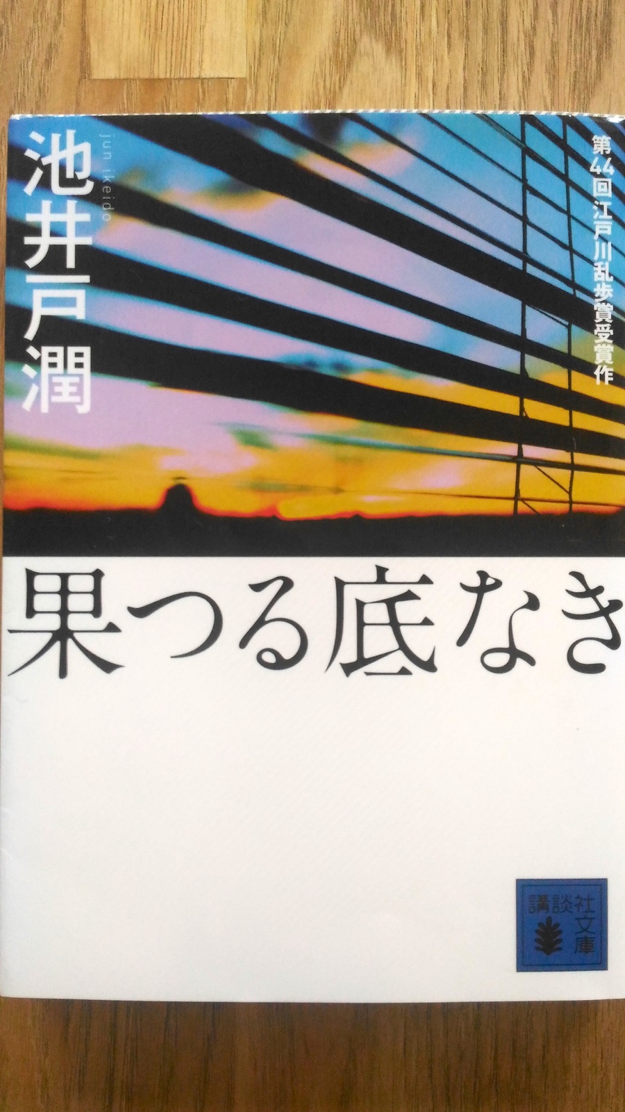 講談社文庫 池井戸潤「果つる底なき」表紙_[0]